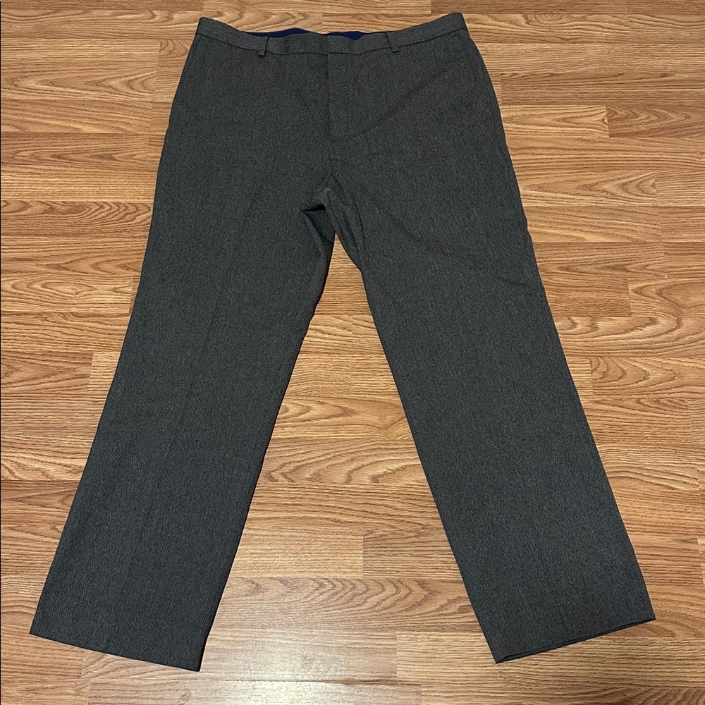 Banana Republic Pants Mens Size 38x32 Gray Tailored Slim Fit No Iron Cotton